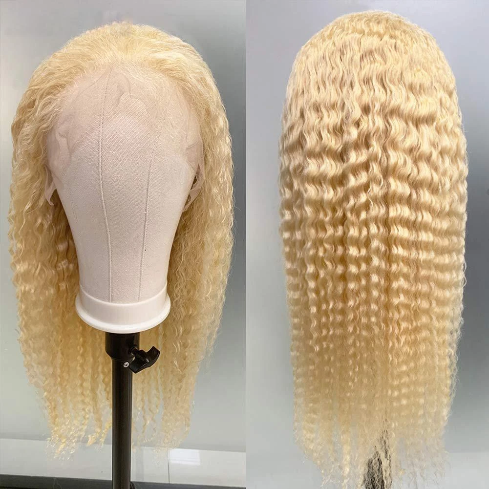 US Mall Lifes® | Blonde Deep Curly Full Lace High-Density Hair Wigs US Mall Lifes