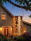 Solar Hanging Lights IP65 Waterproof Hummingbird Hanging Lantern Garden Lantern for Outside Tree Patio Yard Lawn Porch Decor