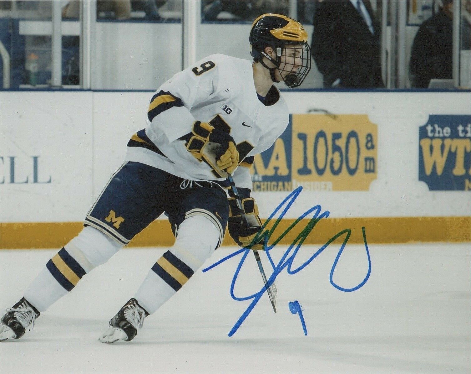 Michigan Wolverines Josh Norris Signed Autographed 8x10 Photo Poster painting COA #4