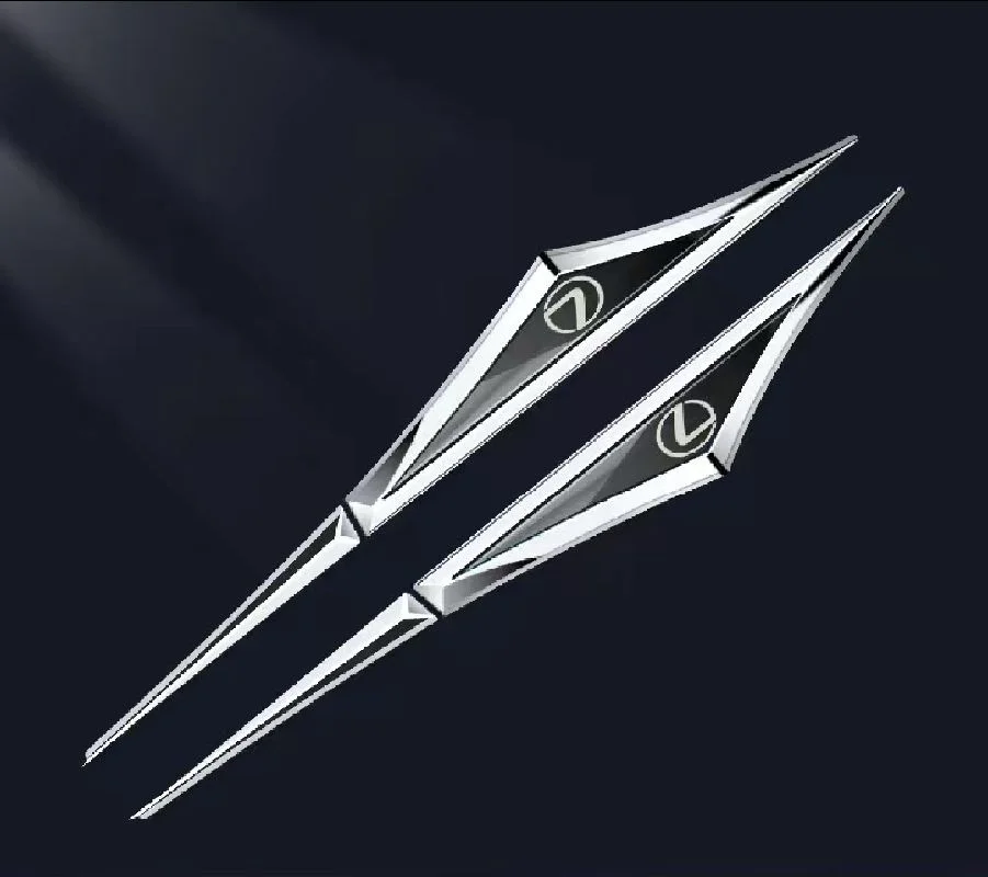 Car fender modification car logo metal sticker