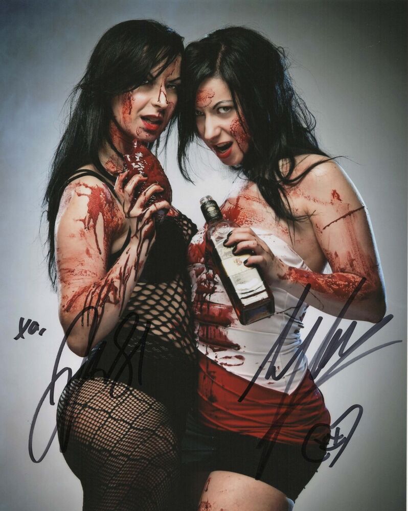 Soska Sisters Autograph 8x10 Photo Poster painting Horror Signed Picture V3