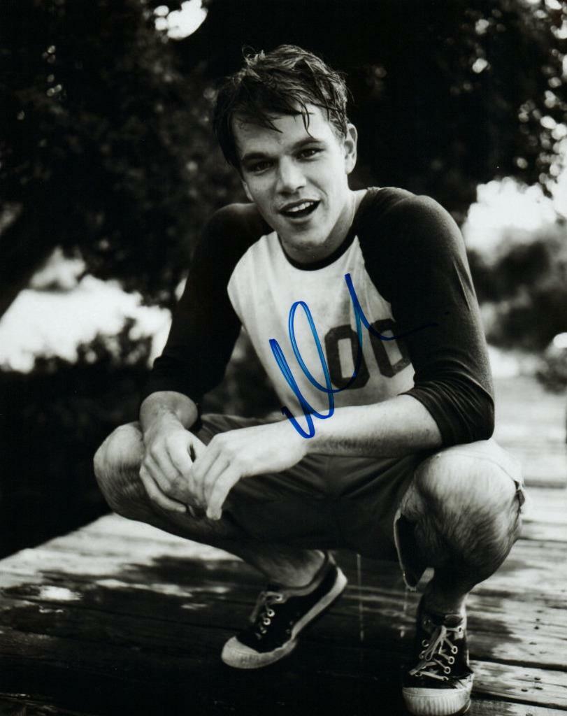 Matt Damon autographed 8x10 Picture Photo Poster painting signed Pic with COA