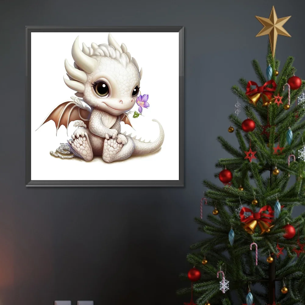Diamond Painting - Full Round Drill - Dragon(Canvas|30*30cm)
