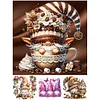 (Multi-Style)Coffee Bean Gnome-Partial Special Shaped Diamond Painting 30*30CM