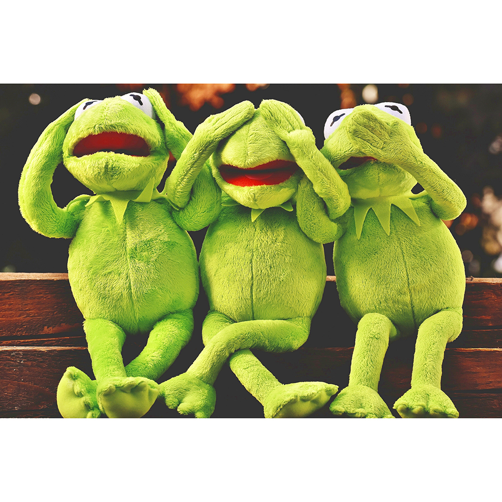 

Three Frogs - 1000 Pieces Jigsaw Puzzle, 501 Original