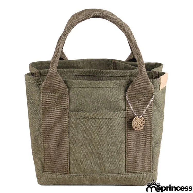 Reusable Japanese Style Canvas Lunch Bags For Women