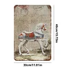 Wooden Horse - Vintage Metal Signs(12*16Inch) - Horse
