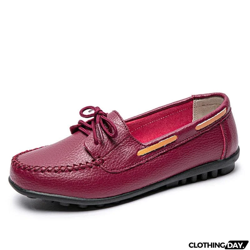 New Comfy Lace-Up Summer Loafers for Women