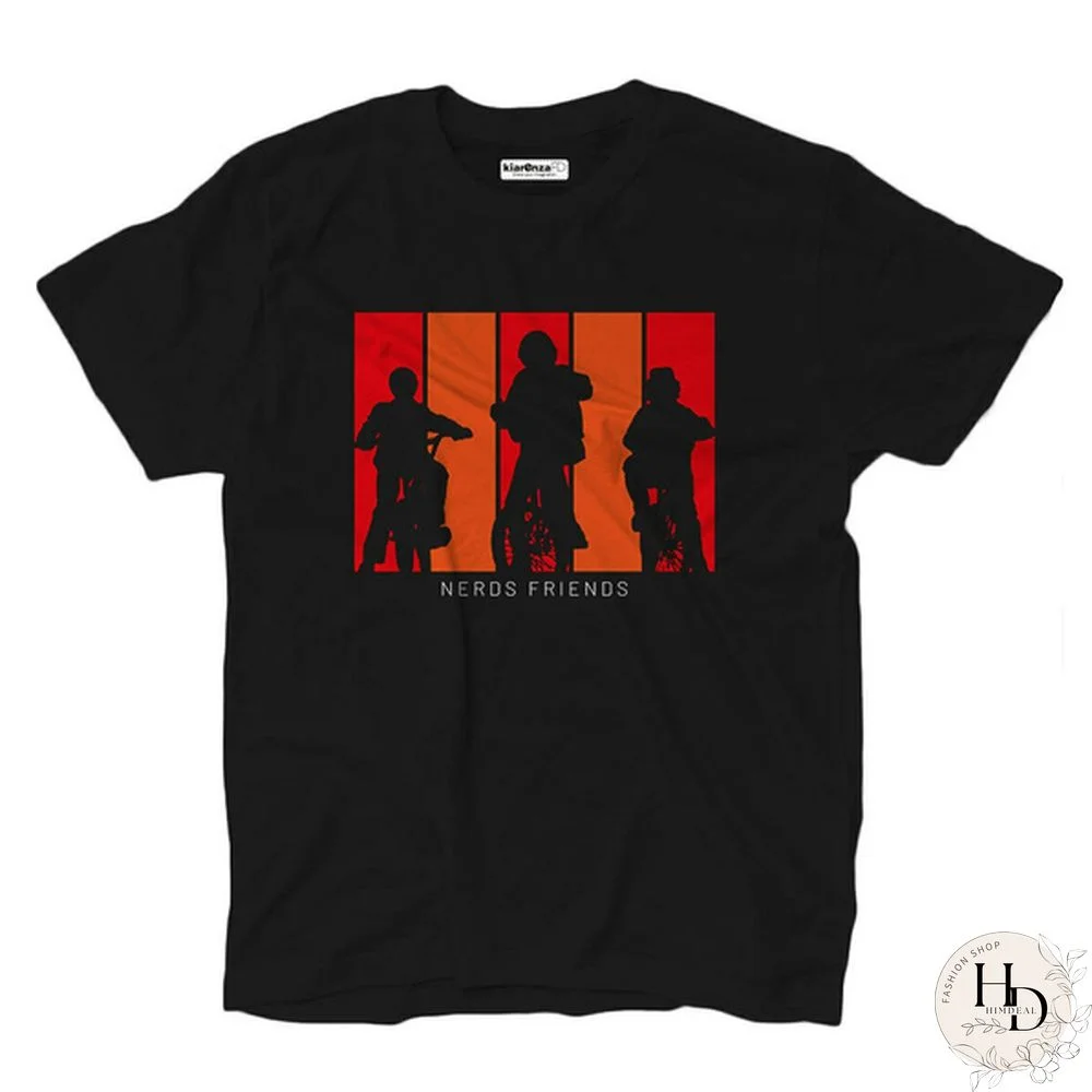 Maglietta T-Shirt Stranger Friends Things Serie Tv Horror Fantascienza Fantasy