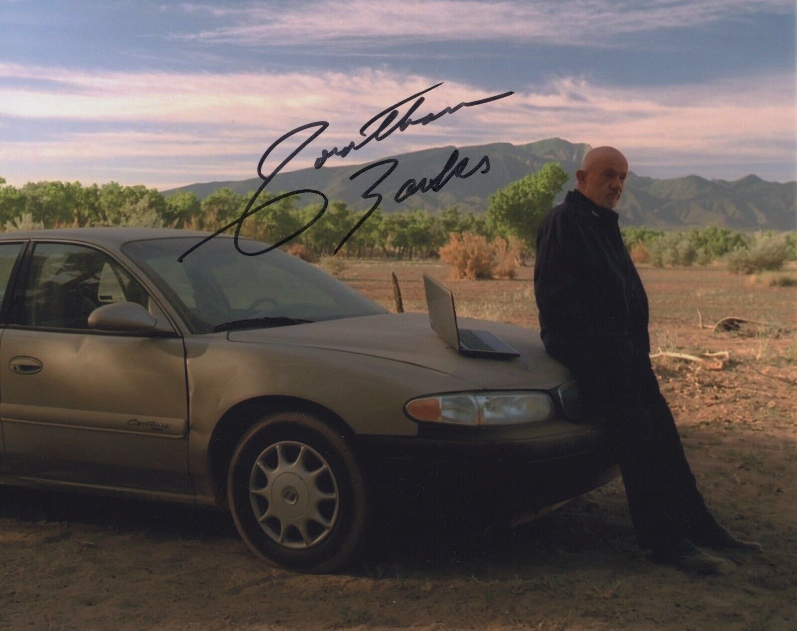 JONATHAN BANKS SIGNED AUTOGRAPH BETTER CALL SAUL BREAKING BAD 8X10 Photo Poster painting #4