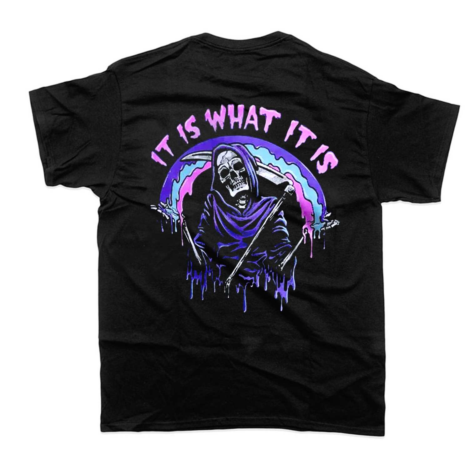 IT IS WHAT IT IS Printed T-shirt