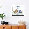 >SALE<Partial Cross Stitch 14CT Cotton DIY Bear Baby Counted Embroidery (C728)