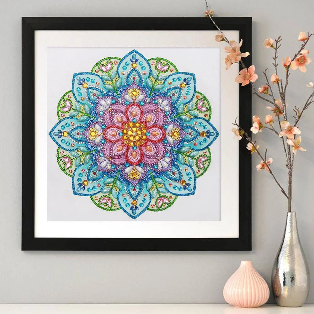 Diamond Painting - Special Shaped Drill - Mandala