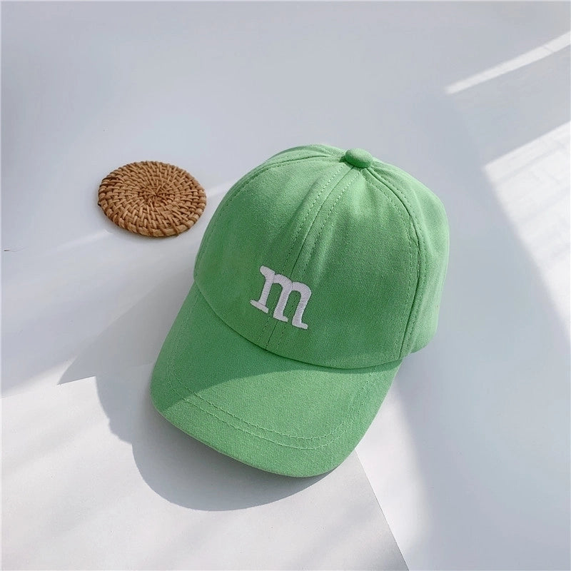 Children’s Hat Baby Spring And Autumn Cap Korean Letter Embroidery Boys Autumn And Winter Girls Kids Baseball Cap