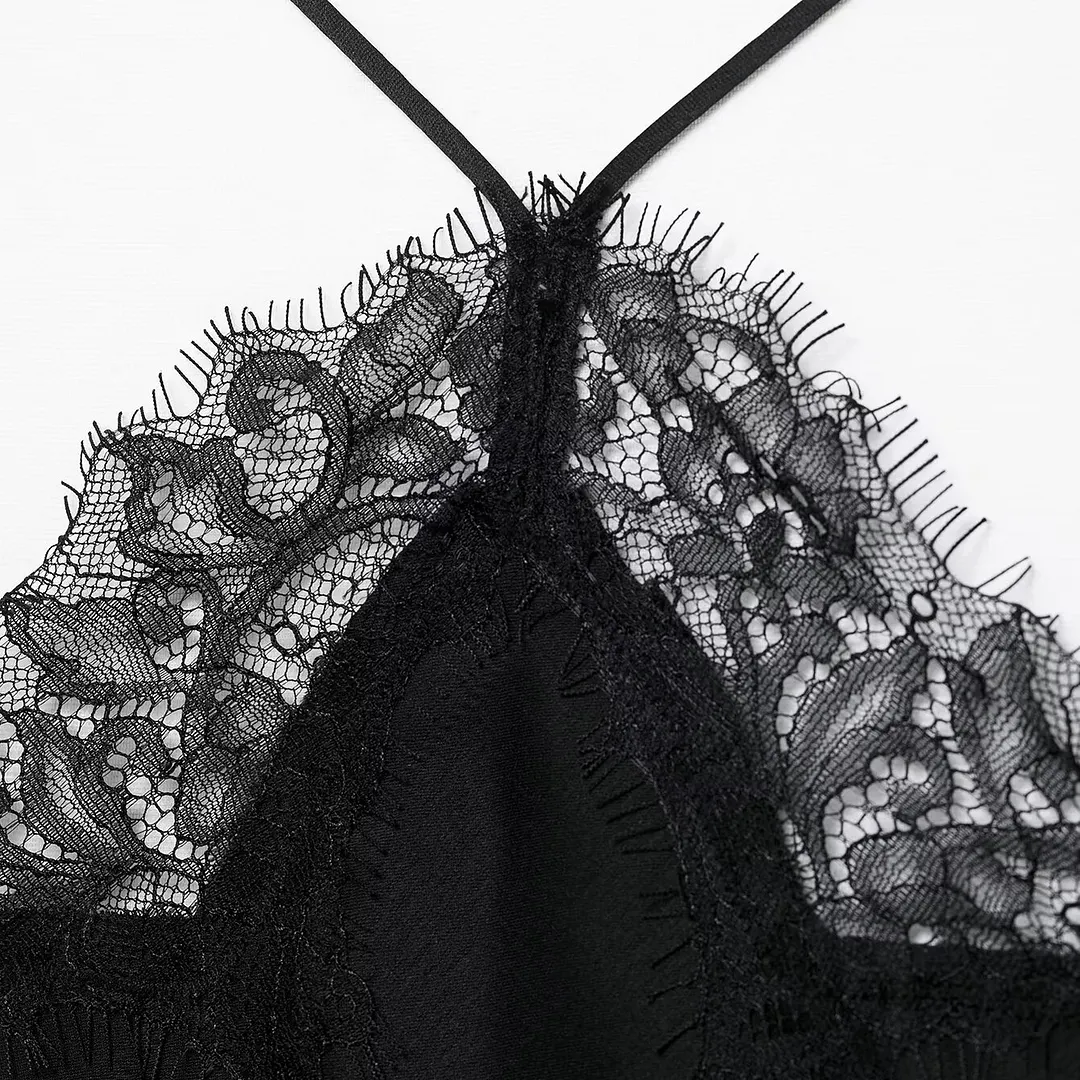 Nigikala Nigikala New Summer Women's Fashion Lace Silk-Sense Silk-Sense Dress 5919201