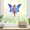 2pcs Diamond Painting Butterfly Fairy Pendant Home Wall Decoration Crafts