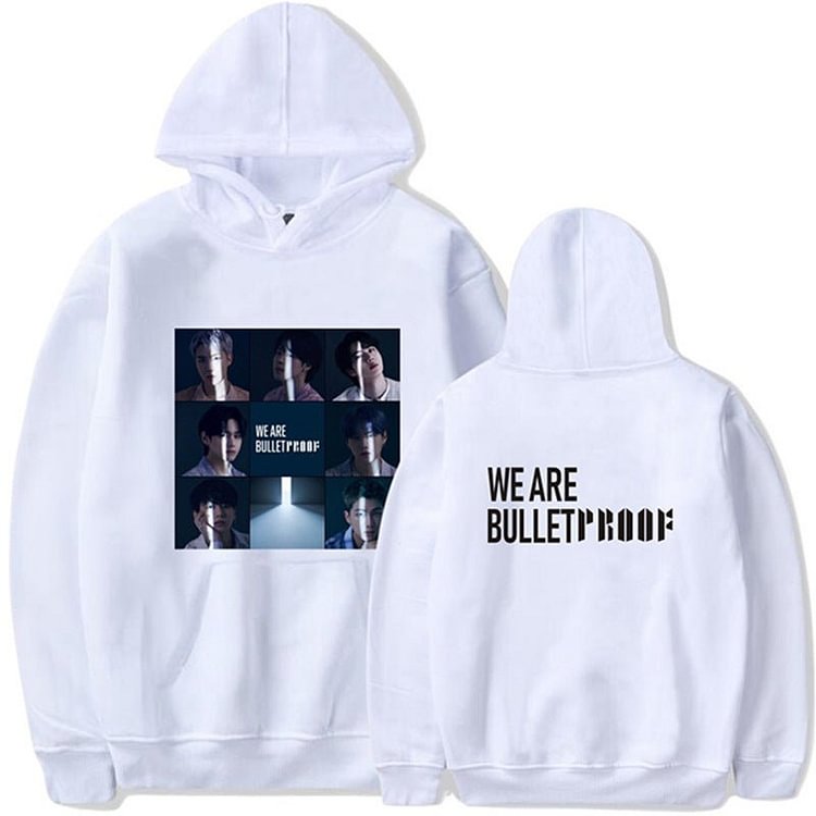 We Are Bulletproof Hoodie - Gotamochi Kawaii Shop, Kawaii Clothes