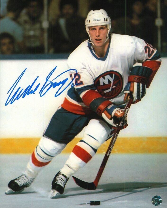 MIKE BOSSY - NHL Autographed Original 8x10 Photo Poster painting LOA TTM