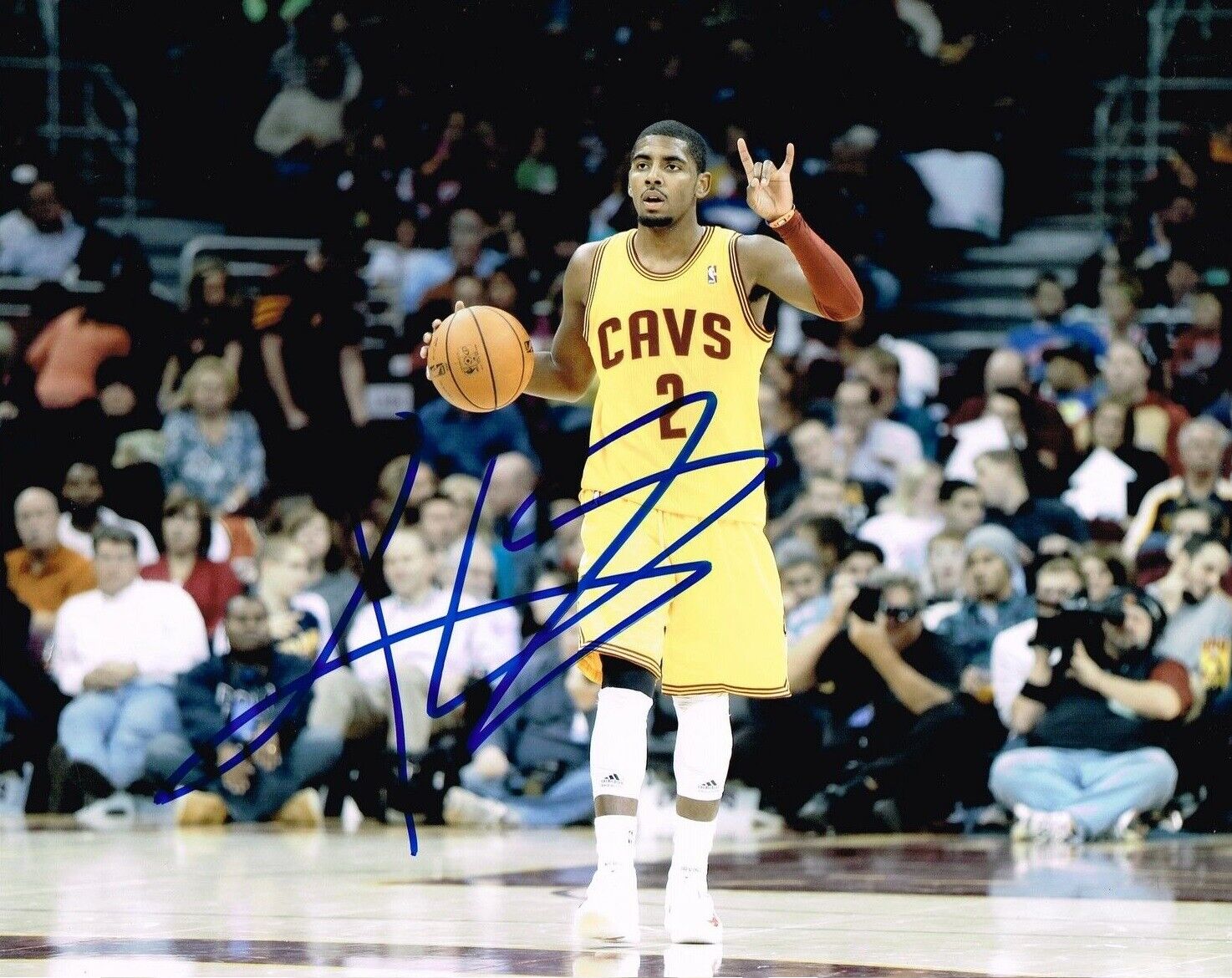 Kyrie Irving Autographed Signed 8x10 Photo Poster painting ( Cavaliers ) REPRINT