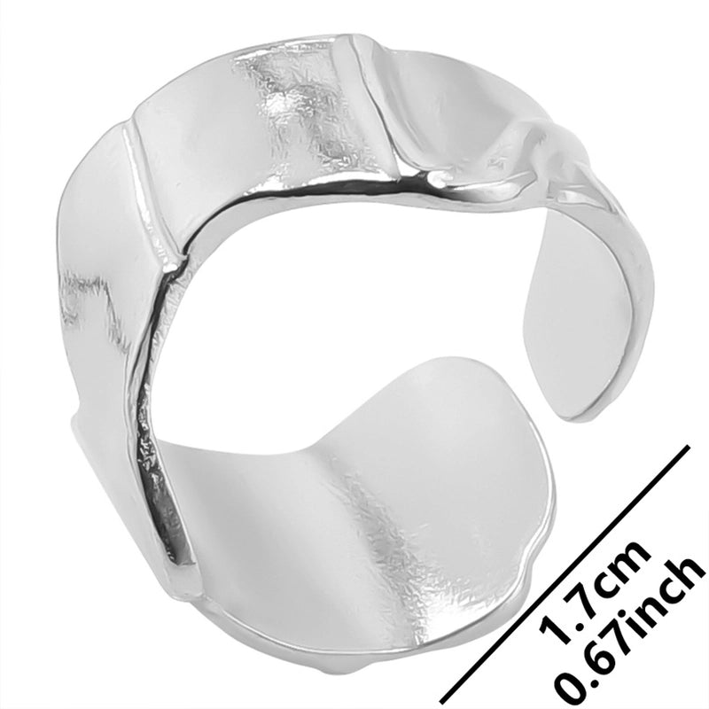 Commute Solid Color 304 Stainless Steel Polishing Rings