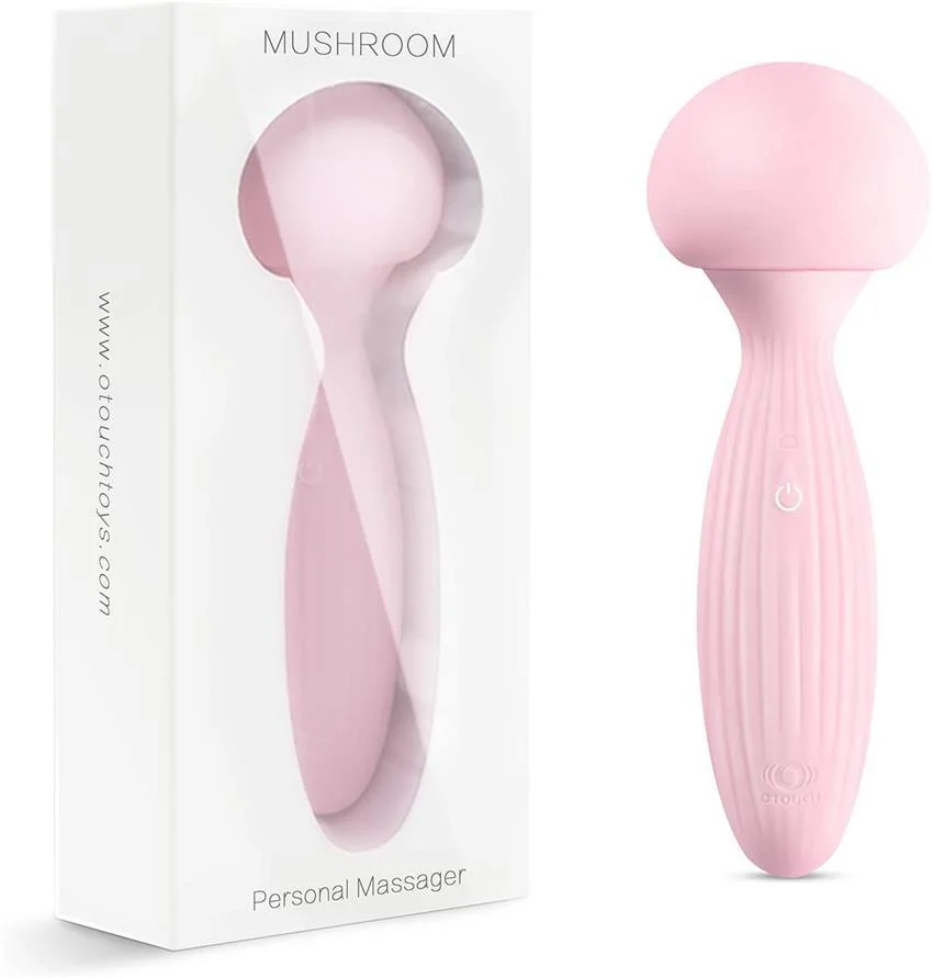Personal Mushroom Wand Massager - Rose Toy