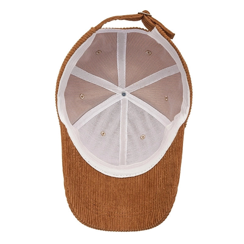 Corduroy Hat New Spring And Autumn Korean Baseball Cap Velvet Japanese And Korean Casual Cap Red Sunshade Hat
