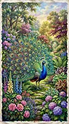 Luxury AB Velvet Diamond Painting Kit - Peacock