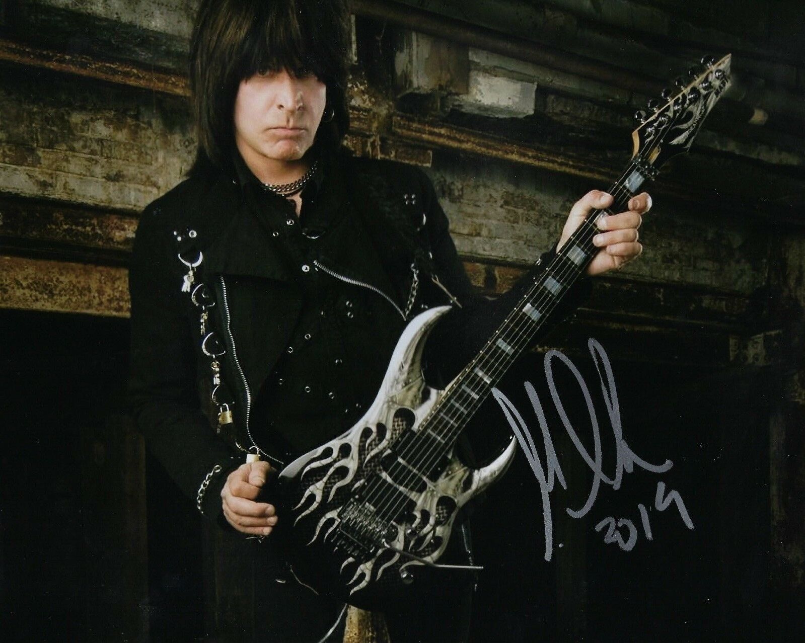 GFA Nitro Band Guitarist * MICHAEL ANGELO BATIO * Signed 8x10 Photo Poster painting PROOF M9 COA