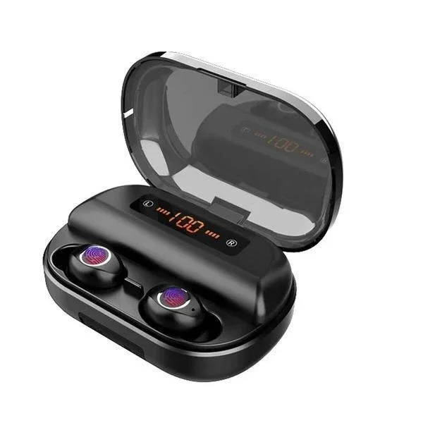 touch control wireless earbuds with power boxbuy 2 free shipping