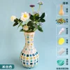 Wooden Vase Solid Mosaic Art Handmade Pasting Material Pack DIY Creative Decoration Kit
