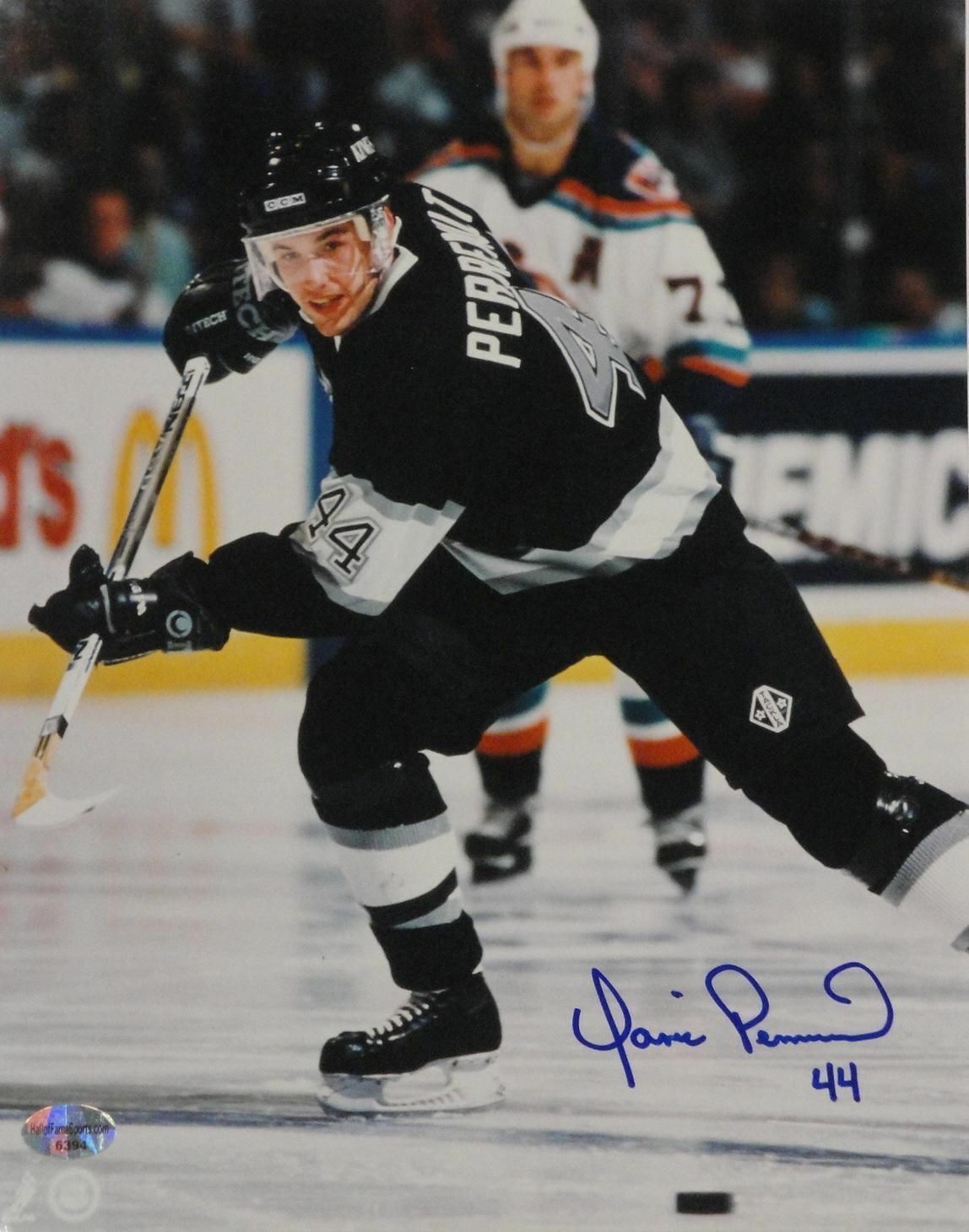 Yanic Perreault Hand Signed Autographed 8x10 Photo Poster painting Los Angeles Kings w/COA