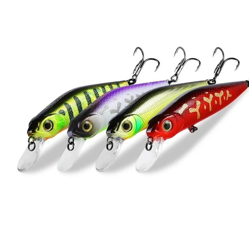 ASINIA Best price 4pcs each set 78mm 11.3g dive 1.3-1.7m SP Tungsten system fishing lures minnow wobbler quality fishing tackle