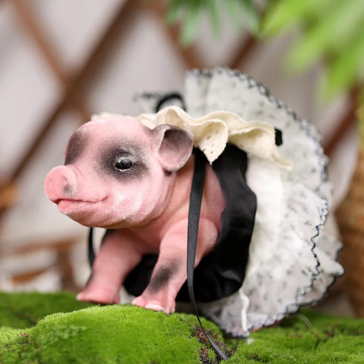 Babeside 8" Soft Chubby Lifelike Piggy Toys Realistic Animals Sleep Partner