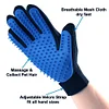 Bath Brush Cat Dog Comb Grooming Glove Pet Shedding Grooming Gloves Comb Hand Shaped Glove Five Fingers pet Clean Comb Color