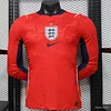 Player Version 2026 England Away Red Long Sleeve Jersey
