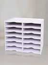 uk.everydayedeals (Limited Stock)12 Grids Diamond Painting Tray Tower Organizer - White