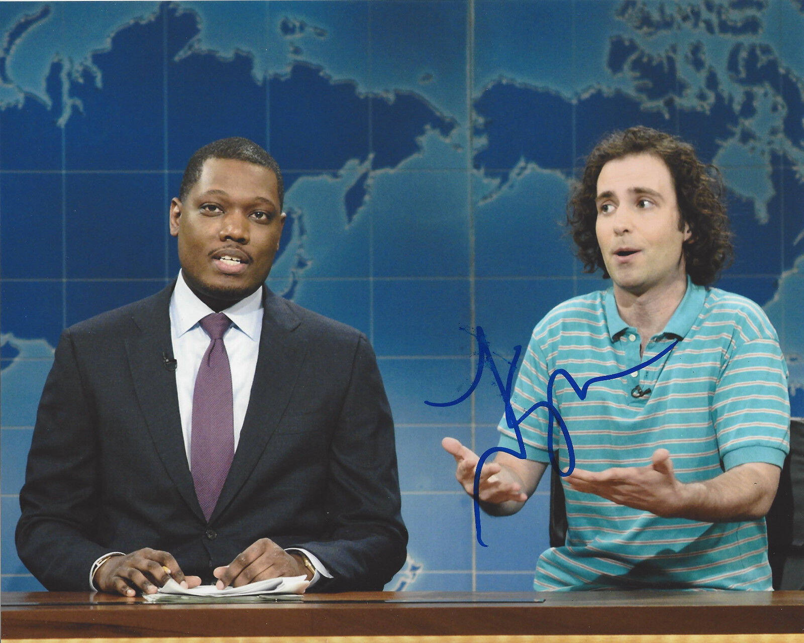 KYLE MOONEY SIGNED AUTHENTIC 'SNL SATURDAY NIGHT LIVE' 8X10 Photo Poster painting B w/COA ACTOR