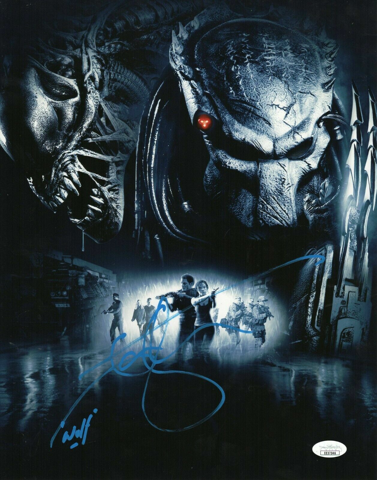 Ian Whyte Autograph 11x14 Photo Poster painting Alien Vs Predator Signed JSA * COA
