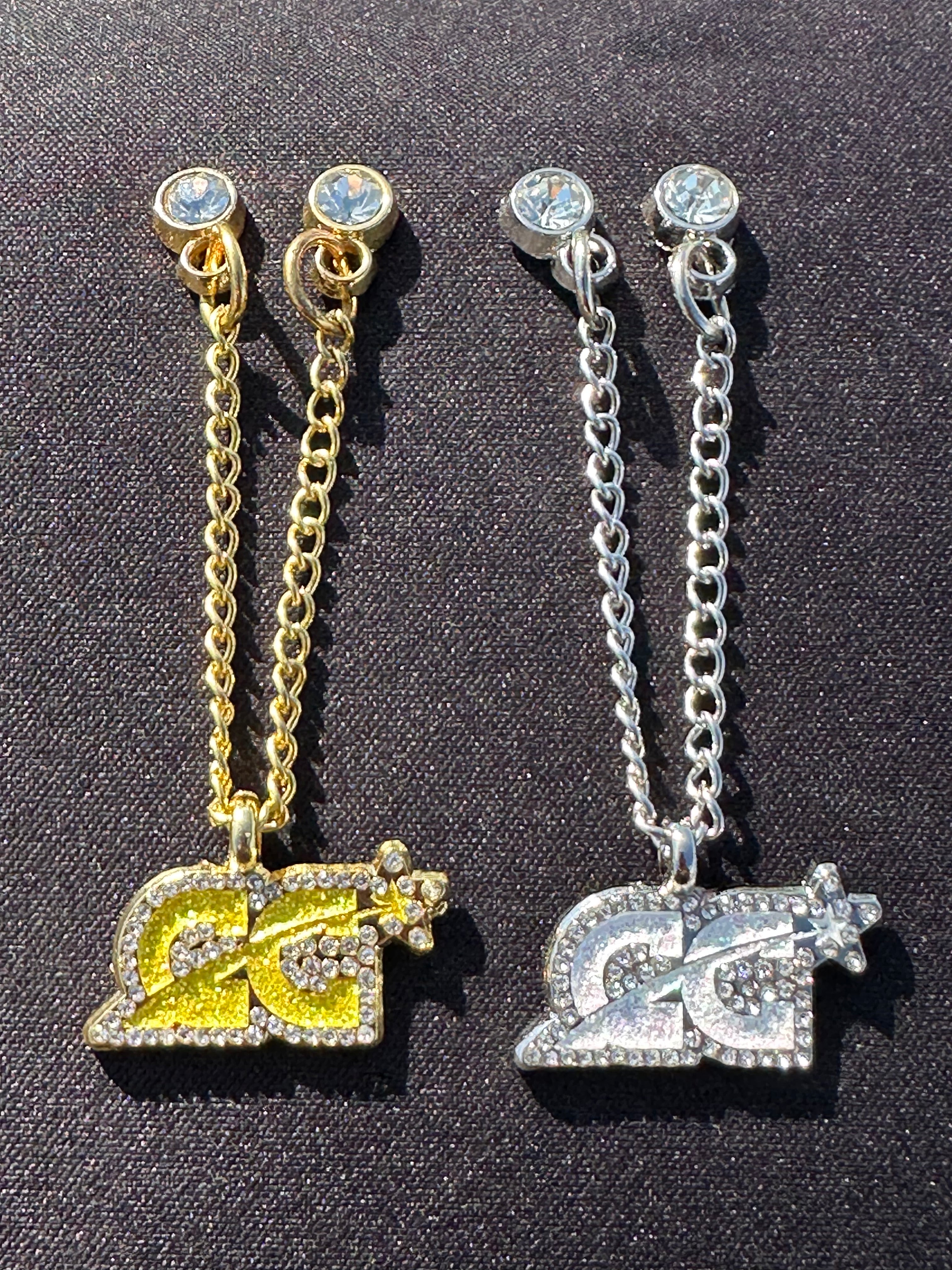 NEW* 2PACK ICED OUT CAP CITY CHAIN W/ RHINESTONES (GOLD & SILVER) VERY LIMITED