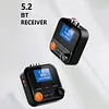 Stereo Transmitter Bluetooth-Compatible 5.2 Wireless AUX 2RCA TF for TV/Computer