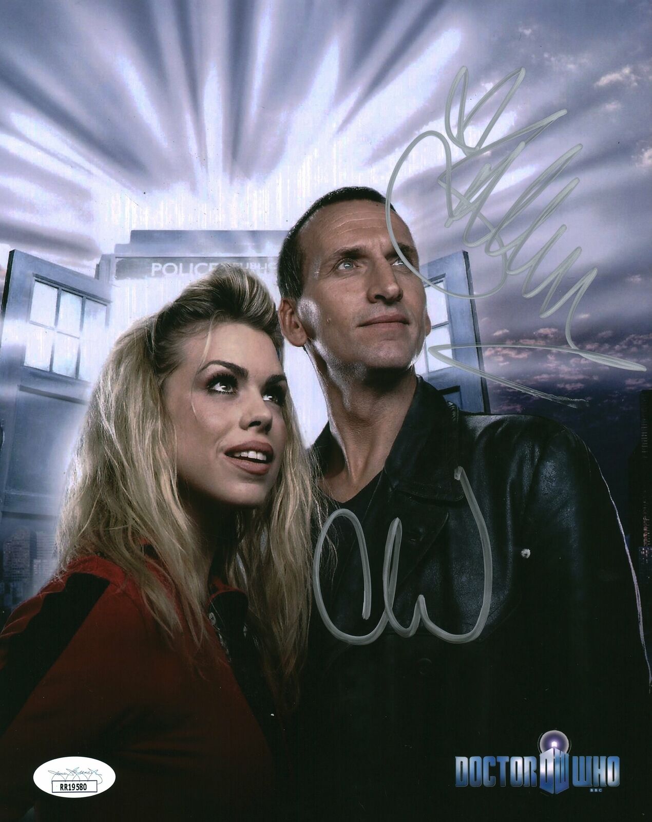 Doctor Who Rose Tyler 8x10 Photo Poster painting Signed Auto Eccleston Piper JSA Certified COA