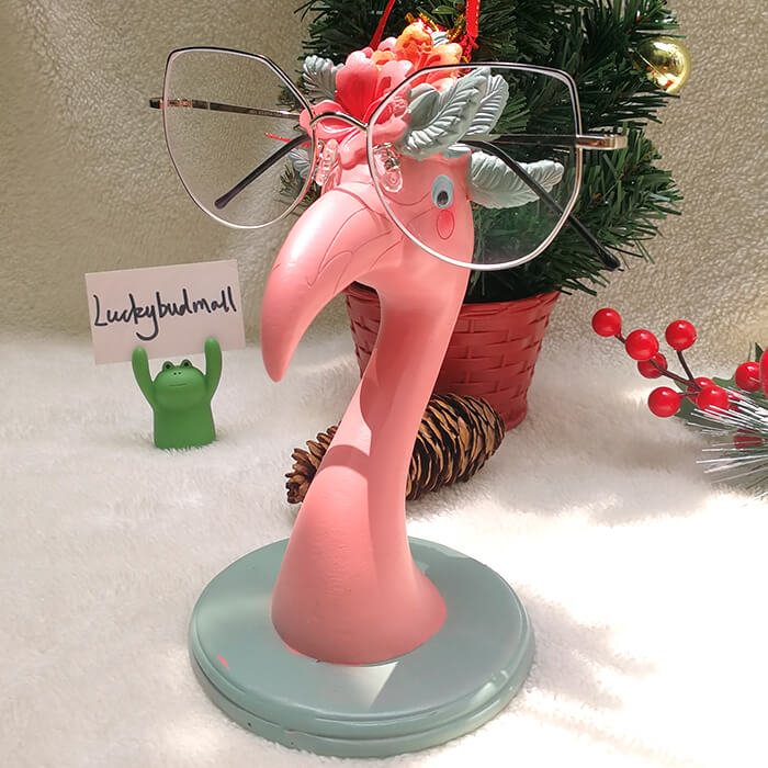 Resin Flamingo Glasses Holder