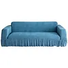 Sofa Cover with Elastic Bottom & Skirt Cushion Couch Cover for Living Room Hotel