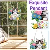 Flower Cup Cat - 5D DIY Pendant