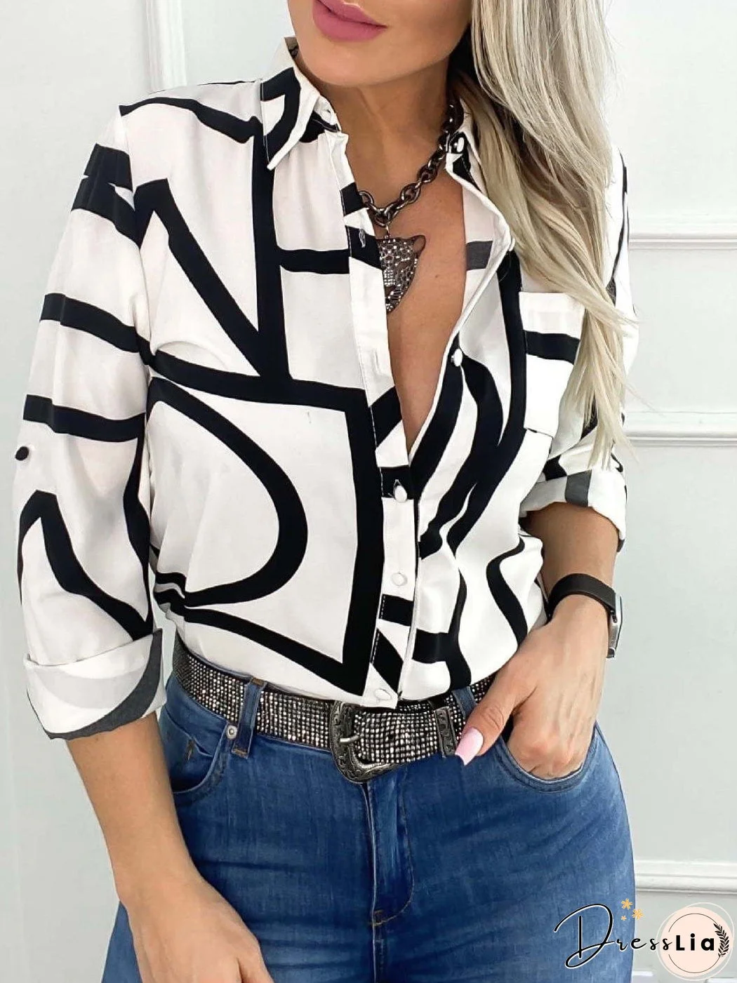 Women's Casual Button-Down Shirt