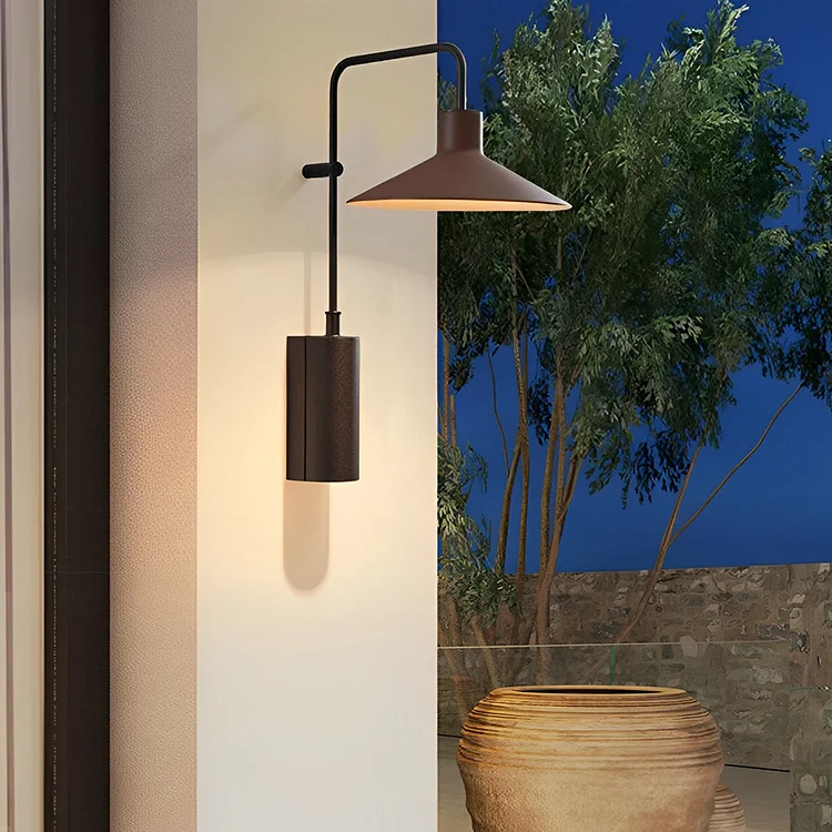 Waterproof LED Creative Modern Outdoor Wall Lamp Swing Arm Wall Sconces - Appledas