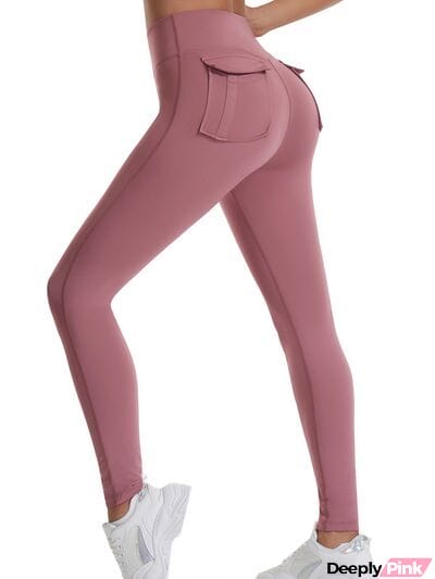 Wide Waistband High Waist Active Pants