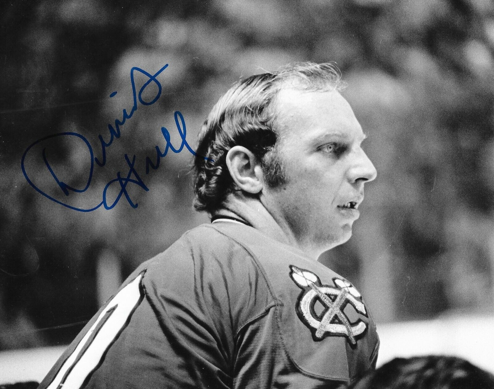 Dennis Hull signed Chicago Blackhawks 8x10 Photo Poster painting autographed Hawks