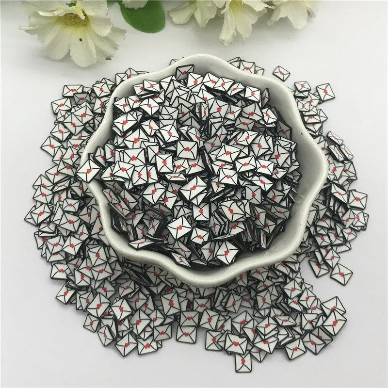 20g 5mm Envelope for Resin DIY Supplies Nails Art Polymer Clear Clay accessories DIY Sequins scrapbook shakes Paper Craft
