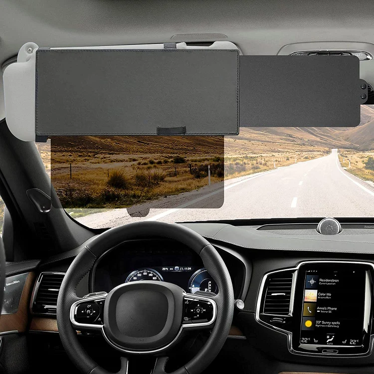 Polarized Sun Visor Extender for Car – Anti-Glare Windshield Sunshade